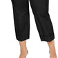 Alfani Women's Plus Size Cuffed Ankle Pants Black Size 24