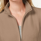 Karen Scott Women's Fleece Zip Front Vest Brown Size Petite Medium