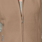 Karen Scott Women's Fleece Zip Front Vest Brown Size Petite Medium