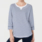 Karen Scott Women's Zoe Sweatshirt Medium Grey Size X-Large