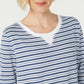 Karen Scott Women's Zoe Sweatshirt Medium Grey Size X-Large