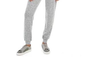 Ideology Women's Mushy-Knit Joggers Gray Size Large