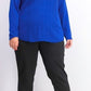 Charter Club Women's Cable Sweater Blue Size X-Large