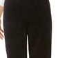Karen Scott Women's Sport Velour Pants Black Size Large
