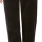 Karen Scott Women's Sport Velour Pants Black Size Large