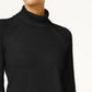 Karen Scott Women's Cotton Turtleneck Sweater Black Size Extra Small