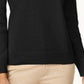 Karen Scott Women's Cotton Turtleneck Sweater Black Size Extra Small