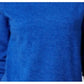 Karen Scott Women's Marled Cotton Turtleneck Sweater Blue Size X-Large