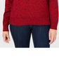 Karen Scott Women's Cotton Turtleneck Sweater Brown Size Petite Medium