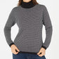 Karen Scott Women's Cotton Turtleneck Sweater Black Size Medium