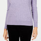 Karen Scott Women's Cable-Knit Sweater Blue Size Small