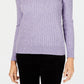Karen Scott Women's Cable-Knit Sweater Blue Size XX-Large