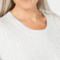 Karen Scott Women's Cable-Knit Sweater Natural Size Medium