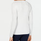 Karen Scott Women's Cable-Knit Sweater Natural Size Medium