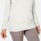 Karen Scott Women's Cotton Boat-Neck Sweater White Size X-Large
