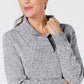 Karen Scott Women's Plus Size Marled Cotton Shawl-Collar Sweater Gray Size 1X