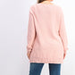 Karen Scott Women's Cotton Mixed-Stitch Sweater Pink Size XX-Large