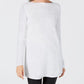 Karen Scott Women's Textured Tunic Sweater Natural Size Small