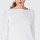 Karen Scott Women's Textured Tunic Sweater Natural Size Small