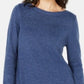 Karen Scott Women's Plus Size Curved Hem Tunic Navy Size 1X