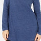 Karen Scott Women's Plus Size Curved Hem Tunic Navy Size 1X