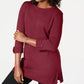 Karen Scott Women's Cotton Sweater Red Size Large
