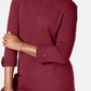 Karen Scott Women's Cotton Sweater Red Size Large