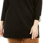 Karen Scott Women's Plus Size Cotton Roll-Neck Sweater Black Size 2X