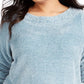 Karen Scott Women's Plus Size Boat-Neck Chenille Sweater Blue Size 3X