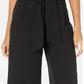 Alfani Women's Belted Culottes Black Size 2 Petite