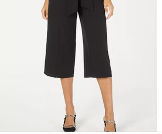 Alfani Women's Belted Culottes Black Size 2 Petite