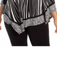 Alfani Women's Plus Size V-Hem Blouse Black Size 3X