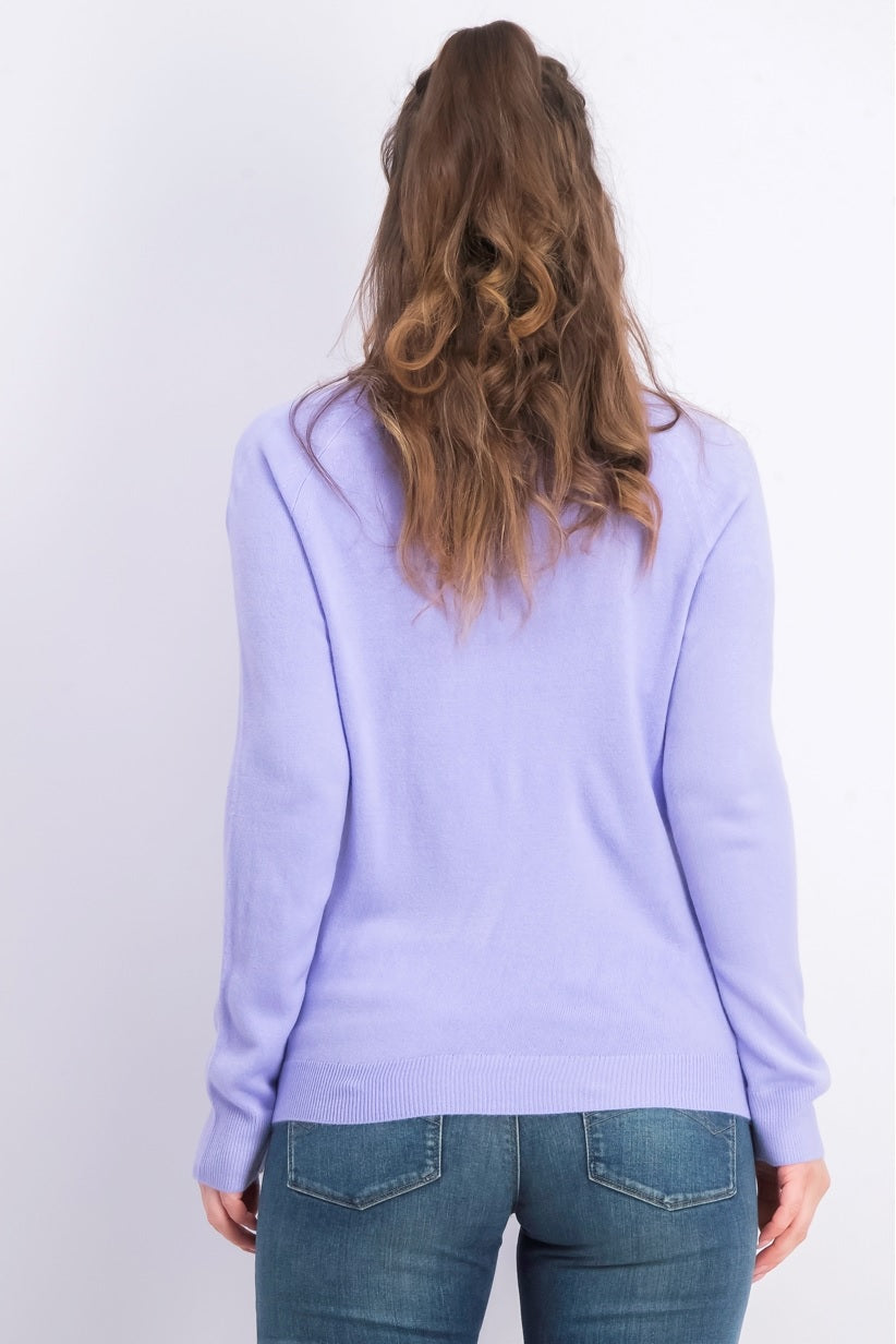 Karen Scott Women's Turtleneck Sweater Purple Size Large