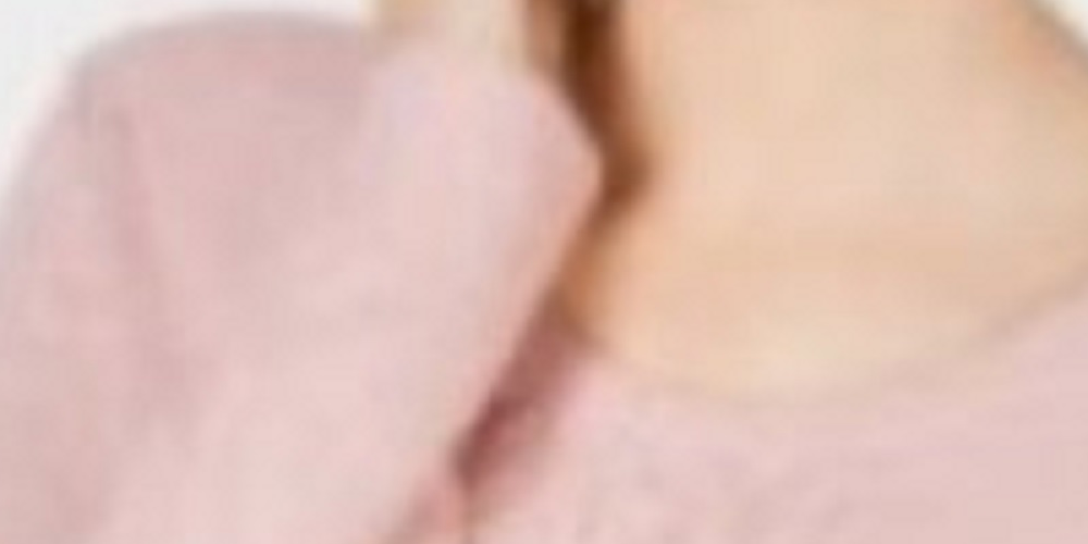 Karen Scott Women's Cable-Knit Panel Sweater Pink Size Large