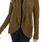 Karen Scott Women's Shawl-Collar Cardigan Green Size Small