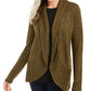 Karen Scott Women's Shawl-Collar Cardigan Green Size Small
