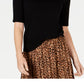 Charter Club Women's Button-Shoulder Sweater Black Size Medium