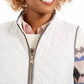 Charter Club Women's Quilted Stand-Collar Vest Black Size X-Large
