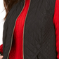 Charter Club Women's Petite Zip-Front Quilted Cotton Vest Black Size Petite Small