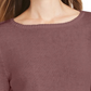 Style & Co Women's Ruffle Hem Knit Sweater Med Purple Size Large