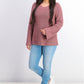 Style & Co Women's Boxy Knit Pullover Sweater Med Purple Size X-Small
