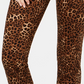 Charter Club Women's Printed Lexington Straight Leg Jeans Brown Size 12 Petite