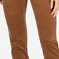 Charter Club Women's Lexington Corduroy Tummy-Control Pants Dark Brown Size 18