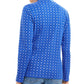 Karen Scott Women's Snowflake Dot Printed Mock Neck Top Blue Size Petite Small