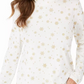 Karen Scott Women's Snowy Glory Mock Neck Top White Size Large