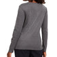 Karen Scott Women's Cotton Holiday-Print T-Shirt Charcoal Size Medium