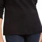 Karen Scott Women's Cotton Festive Catwalk Top Black Size Large