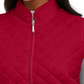 Karen Scott Women's Quilted Puffer Vest Bright Red Size Petite Small