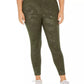Ideology Women's Cool Camo Leggings Green Size 1X