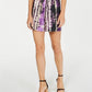 INC International Concepts Women's Tie Dyed Shorts Medium Purple Size Small